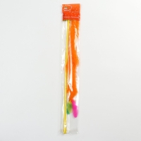 Дразнилка меховая "Длинный хвост", оранжевая Дразнилка меховая "Длинный хвост", оранжевая