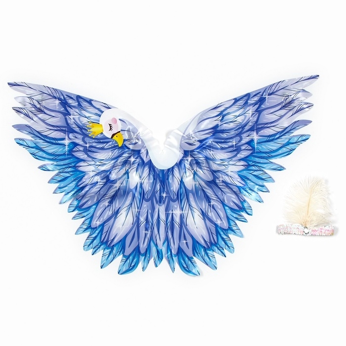 Карнавальный набор &laquo;Добрая Царевна-лебедь&raquo;: крылья, повязка