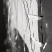 Умная гирлянда &laquo;Бахрома&raquo; 3 &times; 0.4 м роса, IP20, серебристая нить, 144 LED, пульт ДУ, приложение, свечение RGB, USB