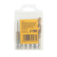 Набор сверл-метчиков ТУНДРА, TiN, шестигранный хвостовик, М3 - М10, 65 - 72 мм, 6 шт. Набор сверл-метчиков ТУНДРА, TiN, шестигранный хвостовик, М3 - М10, 65 - 72 мм, 6 шт.