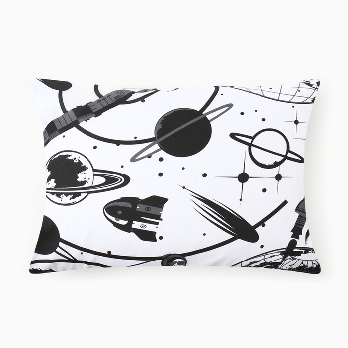 Наволочка "Этель" Space surfer, 50х70 см, 100% хлопок, бязь
