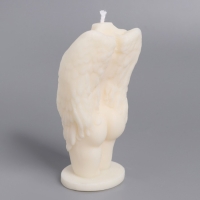 Свеча фигурная из натурального воска "Женская фигура. Ангел", 9,5 см, 70 г, 1 ч, белый Свеча фигурная из натурального воска "Женская фигура. Ангел", 9,5 см, 70 г, 1 ч, белый