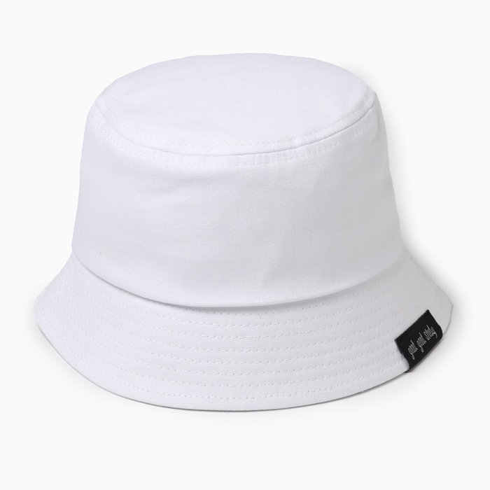 Панама детская Панама детская "Классика" MINAKU цвет белый, р-р 52