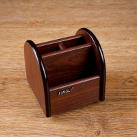 Органайзер 4 секции, серия Орех с кантом темным, вращение 12*12,5см Органайзер 4 секции, серия Орех с кантом темным, вращение 12*12,5см