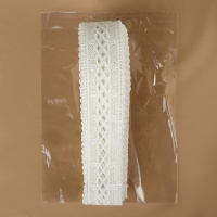 Кружево гипюровое, 40 мм &times; 11 &plusmn; 1 м, цвет айвори