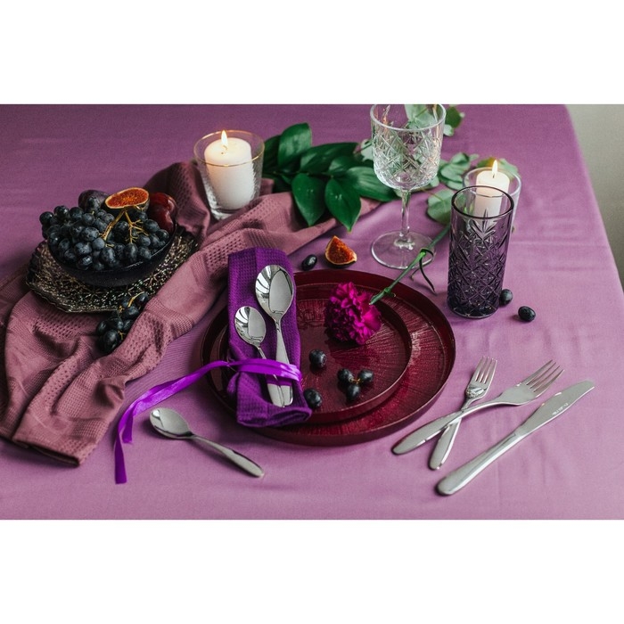 Вилка десертная из нержавеющей стали &laquo;Марио&raquo;, длина 16 см, цвет серебряный