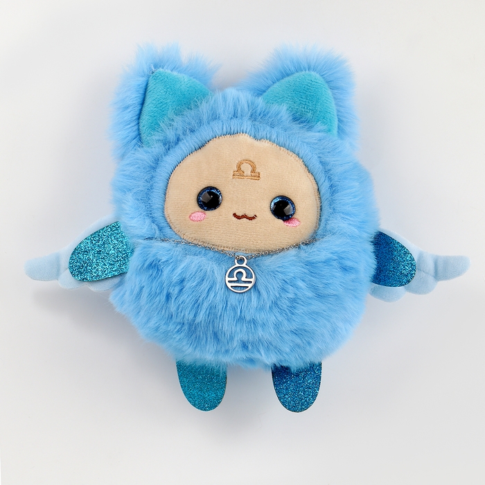 Мягкая игрушка &mdash; Зодиак &laquo;Создай своё украшение. Весы&raquo;, с кулоном