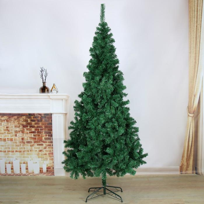 Ёлка Ёлка "Простая" металл подставка, 210 см d ветки 6 см d нижнего яруса 110 см 900 веток