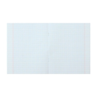 Тетрадь 48 листов в клетку METALLIC обложка бумвинил, блок офсет, синяя