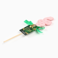 Новый год! Леденец в форме змеи, со вкусом клубники &laquo;С новым годом&raquo;, 18 г