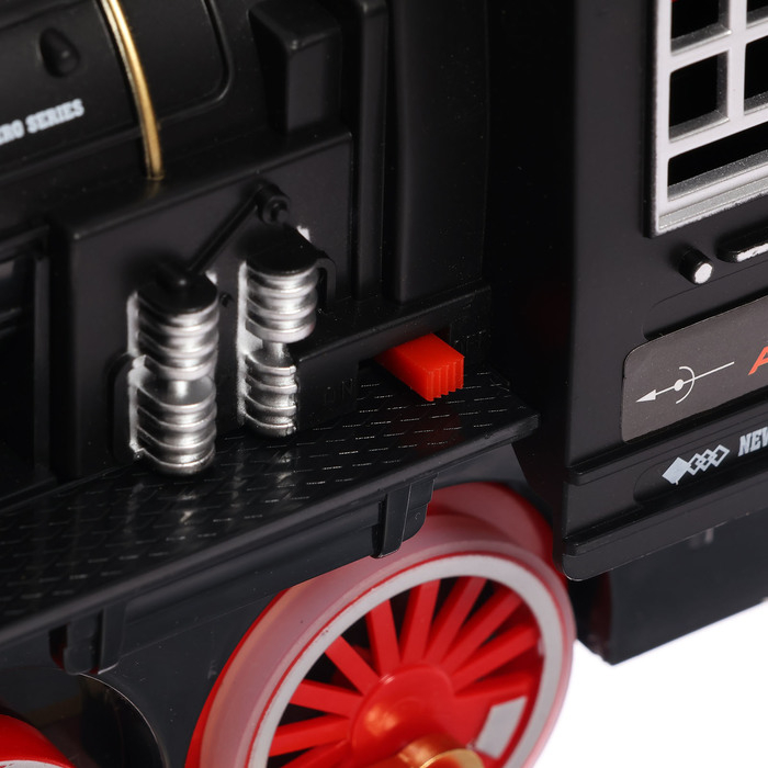 Железная дорога «Классика», свет и звук, с дымом, работает от батареек Железная дорога «Классика», свет и звук, с дымом, работает от батареек