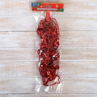 Бусы на ёлку 2,7 м "Колокольчики узорные" микс Бусы на ёлку 2,7 м "Колокольчики узорные" микс