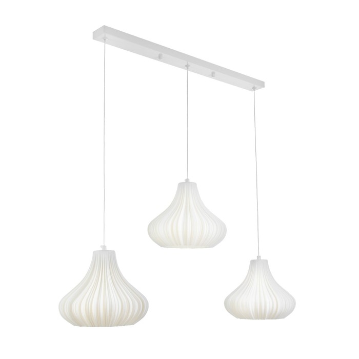 Подвес BayerLux "Ариана" 3хЕ14 15Вт  белый 23х23х20-200см