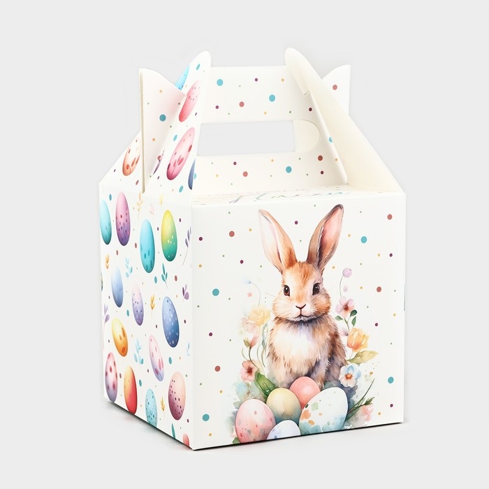 Коробка складная «С праздником Пасхи», 14 х 14 х 14 см Коробка складная «С праздником Пасхи», 14 х 14 х 14 см