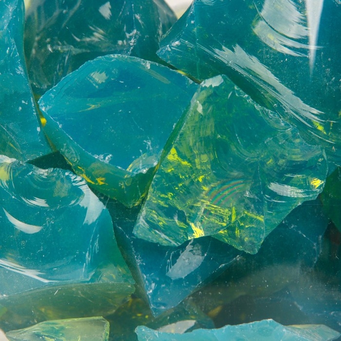 Стеклянный камень (эрклез) "Рецепты Дедушки Никиты", фр 20-70 мм, Лунный камень, 5 кг