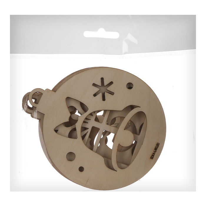 Заготовки для творчества на новый год «Шары с простыми рисунками», 5 шт Заготовки для творчества на новый год «Шары с простыми рисунками», 5 шт