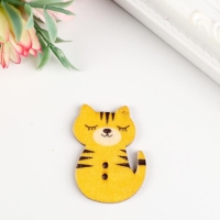 Пуговицы дерево для творчества 2 прокола "Котята" набор 10 шт 3х2,1х0,2 см Пуговицы дерево для творчества 2 прокола "Котята" набор 10 шт 3х2,1х0,2 см