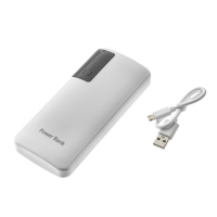 Внешний аккумулятор Luazon PB-04, 7500 мАч, 3 USB, 2 А, дисплей, фонарик, белый Внешний аккумулятор Luazon PB-04, 7500 мАч, 3 USB, 2 А, дисплей, фонарик, белый