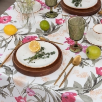 Скатерть Доляна &laquo;Лютики&raquo; 145х180 см, 100% п/э