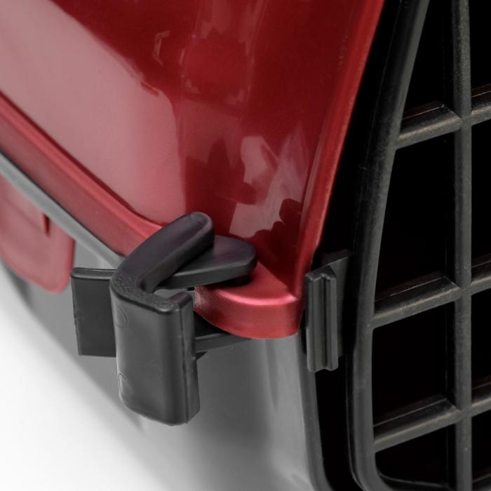 Переноска для животных Переноска для животных "Сириус", 33,5 х 31 х 50 см, красный перламутр