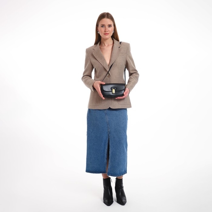 Сумка женская TEXTURA, маленький размер, цвет чёрный Сумка женская TEXTURA, маленький размер, цвет чёрный