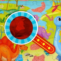 Пазл &laquo;Собери, найди, покажи. В мире динозавров&raquo;, 35 элементов