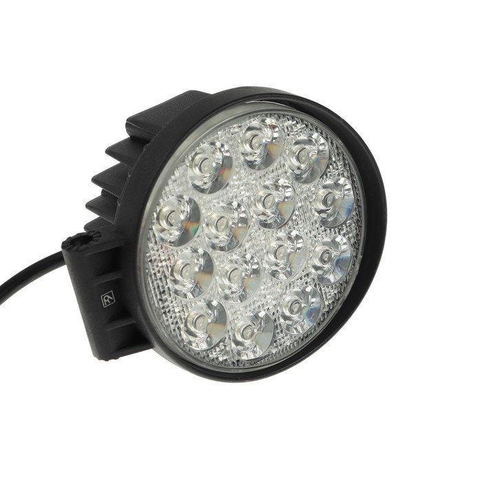 Светодиодная фара Вымпел WL-142CF, ближний свет, корпус металл, 14 диодов Светодиодная фара Вымпел WL-142CF, ближний свет, корпус металл, 14 диодов