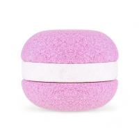 Бомбочка для ванны "Макарун" сиреневая, 50 г