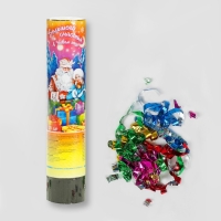 Новогодняя хлопушка пружинная &laquo;Большого счастья в Новом Году!&raquo;, 20 см