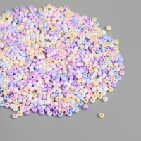 Бисер стекло 11/0 "Меланж макарун. Глянец" 10 гр Бисер стекло 11/0 "Меланж макарун. Глянец" 10 гр