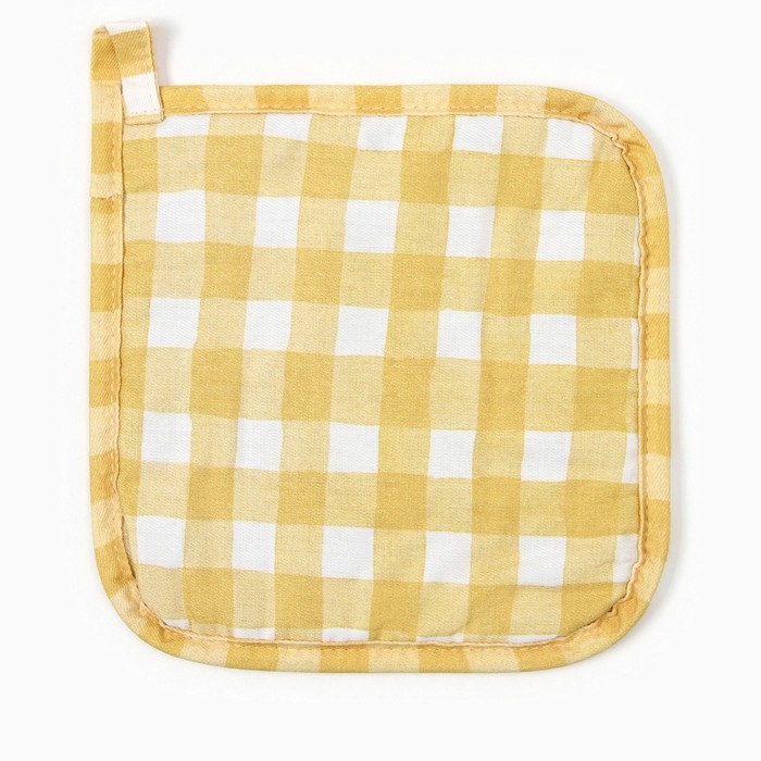 Прихватка Этель Sunbeam 19х19 см, 100% хл, саржа 178 г/м2