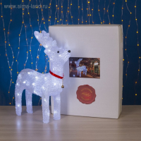 Светодиодная фигура &laquo;Оленёнок гордый&raquo; 30 &times; 40 &times; 11 см, акрил, 40 LED, 220 В, свечение белое