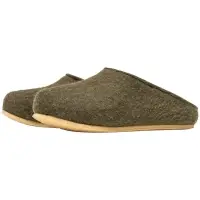 Домашние валенки Step, зеленые (олива), размер 45