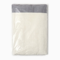 Полотенце махровое Love Life "Honey" 70*140 см, молочный, серый, 100% хл, 450 гр/м2 Полотенце махровое Love Life "Honey" 70*140 см, молочный, серый, 100% хл, 450 гр/м2