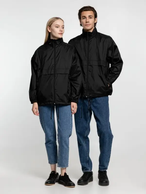 Ветровка из нейлона Surf 210 черная, размер M