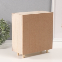 Шкатулка дерево 4 ящика "Комодик с сердечками" 10х20х23 см Шкатулка дерево 4 ящика "Комодик с сердечками" 10х20х23 см