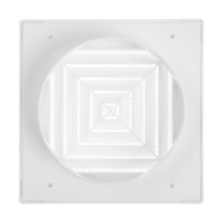 Площадка торцевая ZEIN Люкс Л160/125ДФ, 160х160 мм, с круглым фланцем d=125 мм, с решеткой Площадка торцевая ZEIN Люкс Л160/125ДФ, 160х160 мм, с круглым фланцем d=125 мм, с решеткой