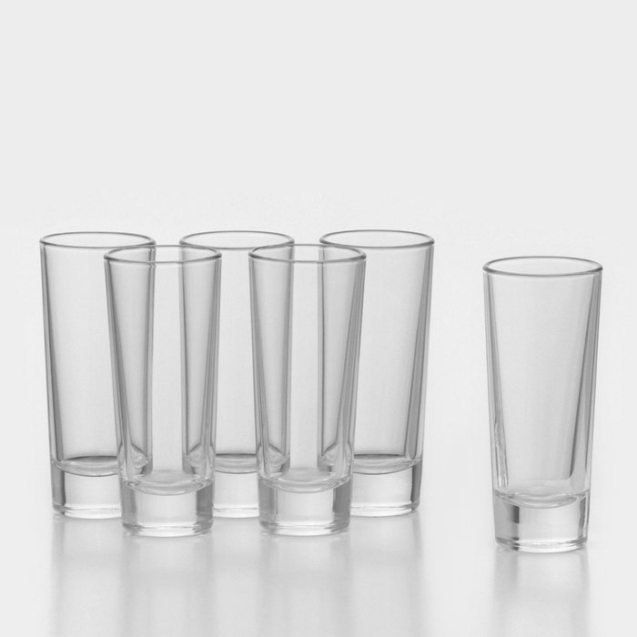 Набор стеклянных стопок &laquo;Нью-Йорк&raquo;, 50 мл, 6 шт