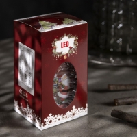 Светодиодная фигура &laquo;Фонарь с Дедом Морозом&raquo; 6 &times; 13 &times; 6 см, пластик, батарейки AG13х3 (в комплекте), свечение тёплое белое