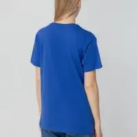 Футболка унисекс T-bolka 140, ярко-синяя, размер XXXL