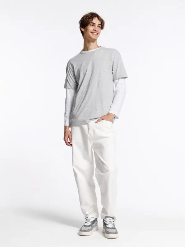 Футболка унисекс Streetwise, серый меланж, размер S