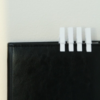 Набор прищепок для декора 50 шт., белые &mdash; 3,5 см