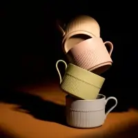 Чайная пара Pastello Moderno, зеленая Чайная пара Pastello Moderno, зеленая