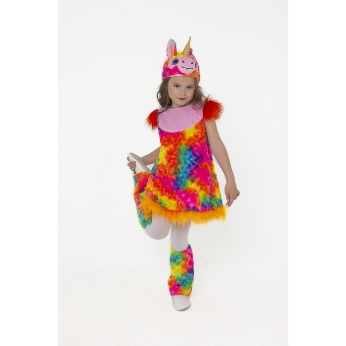 Карнавальный костюм &laquo;Единорожка Радужка&raquo;, рост 104 см