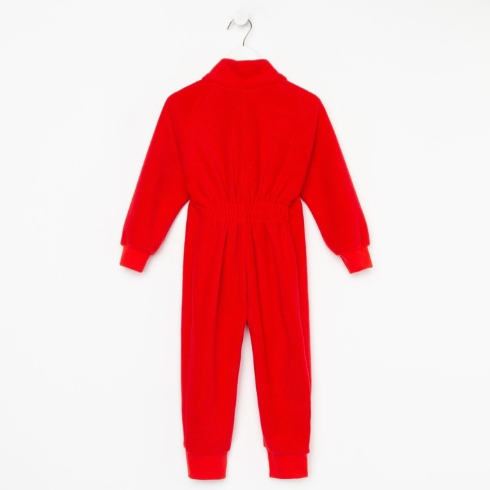 Комбинезон детский, цвет красный, рост 74-80 см (22)