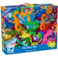 IQ пазл с развивающей игрой «Морская сказка», 96 элементов, 6+ IQ пазл с развивающей игрой «Морская сказка», 96 элементов, 6+