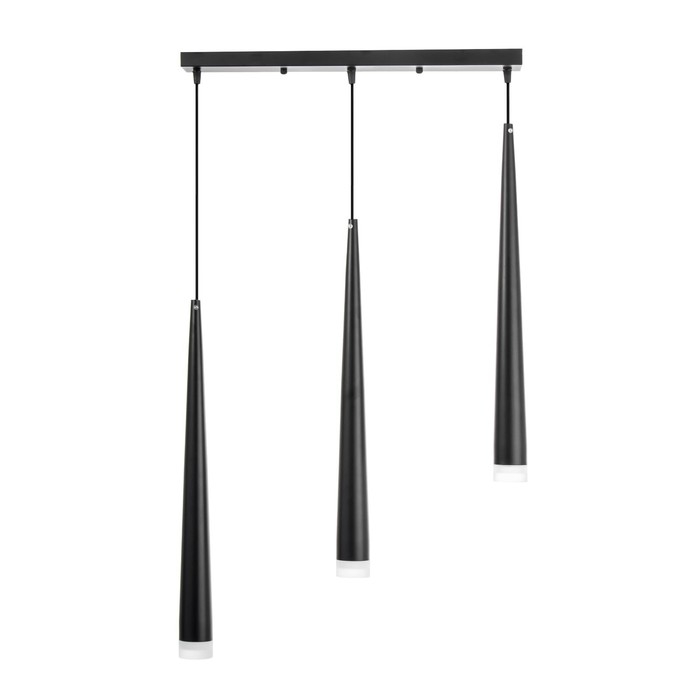 Светильник BayerLux Подвес BayerLuxной Светильник BayerLux Подвес BayerLuxной "Титан" 3хLED 9Вт 4000К черный 50х5,3х53-203см