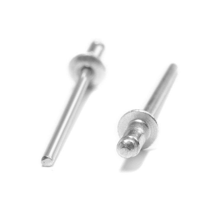 Заклёпки вытяжные ТУНДРА, алюминий-сталь, 50 шт, 3.2 х 6 мм Заклёпки вытяжные ТУНДРА, алюминий-сталь, 50 шт, 3.2 х 6 мм