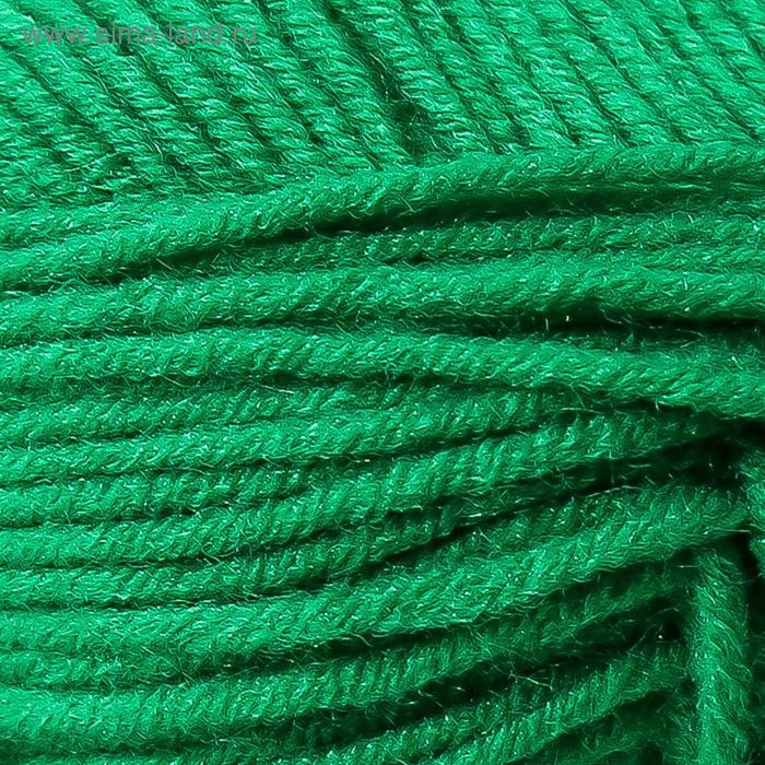 Пряжа "Детская забава" 20% микрофибра, 80% акрил 140м/50гр (044 трава)