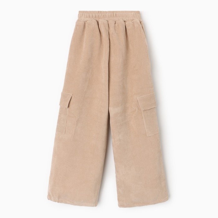 Брюки для девочки, НАЧЁС, цвет бежевый, рост 158-164 см